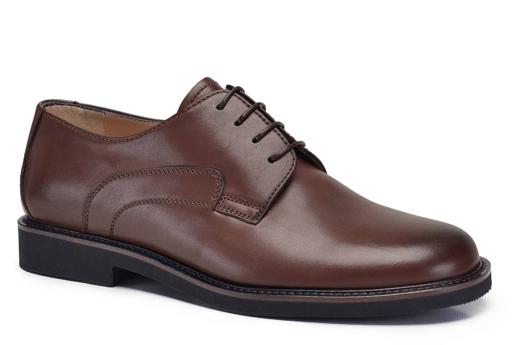 Light Brown Leather Shoes For Men